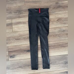 Spanx Faux Leather Leggings - Small Petite